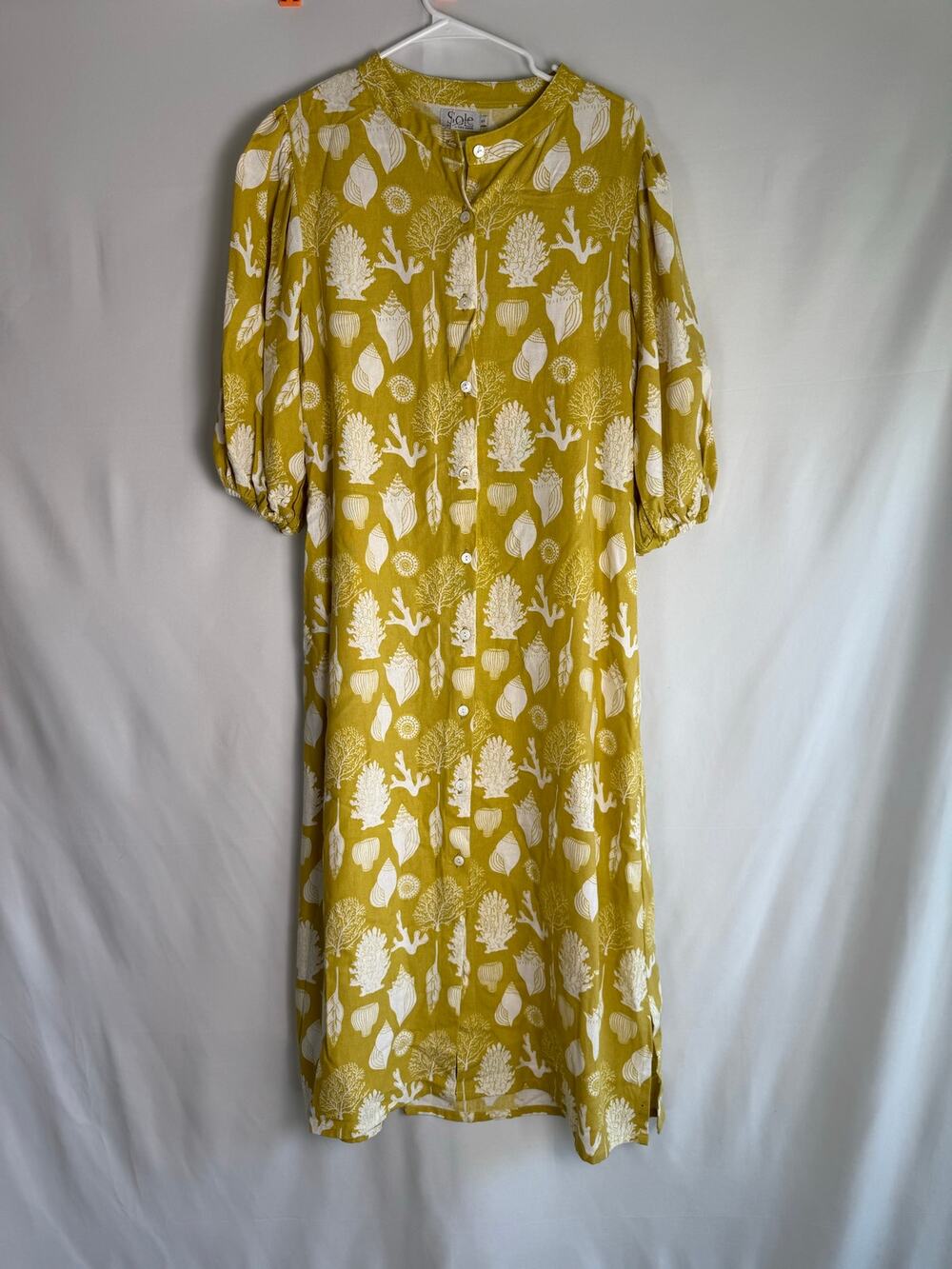 Sole by Mare Sole Amore maxi coral pattern dress